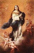 MURILLO, Bartolome Esteban Immaculate Conception sg oil painting artist